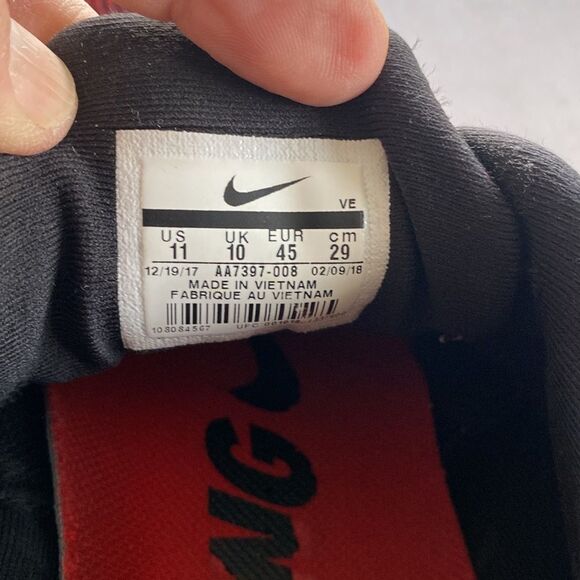 NIKE FLEX Men’s Red/Black Running Shoes AA7397-008 Size 11 - Picture 5 of 5